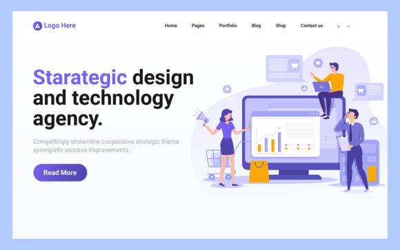 Business Hero Header: Elevating Digital First Impressions with Modern Design