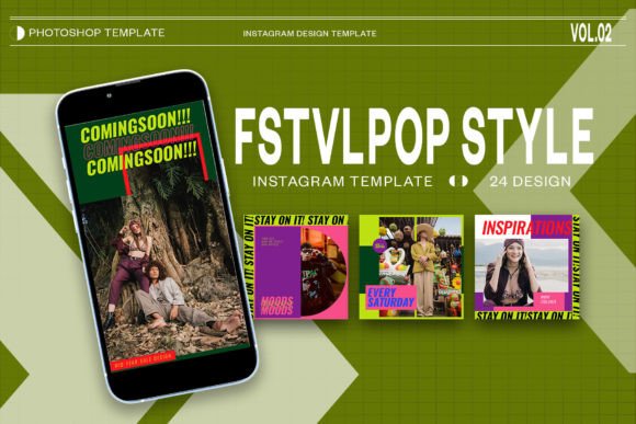 Elevating Digital Presence with Fstvlpop Style Instagram PSD Templates