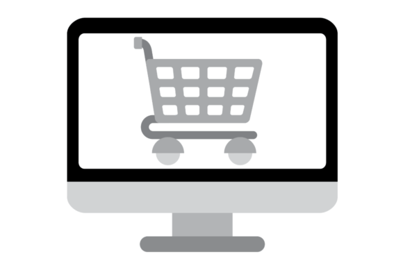 Emoji PC ECom Trolly Shop Icon: A Playful Asset for Modern Digital Branding