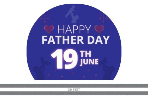 Fathers Day 3D Text: Strategic Visual Assets for Brand Positioning