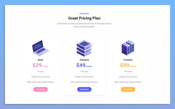 Mastering Conversion with Creative and Colorful Pricing Plan UI Elements