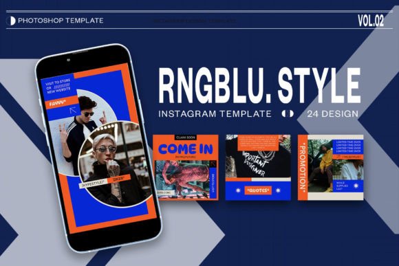 Mastering Visual Consistency with the Rngblu Style Instagram Template PSD