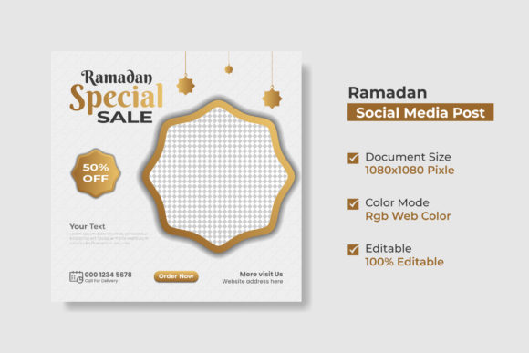 Ramadan Sale Social Media Banner Templates
