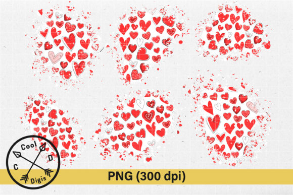 Red Hearts Valentine’s Day Bleach Patches