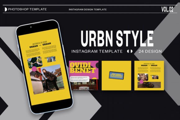 Urbn Style Instagram Template PSD